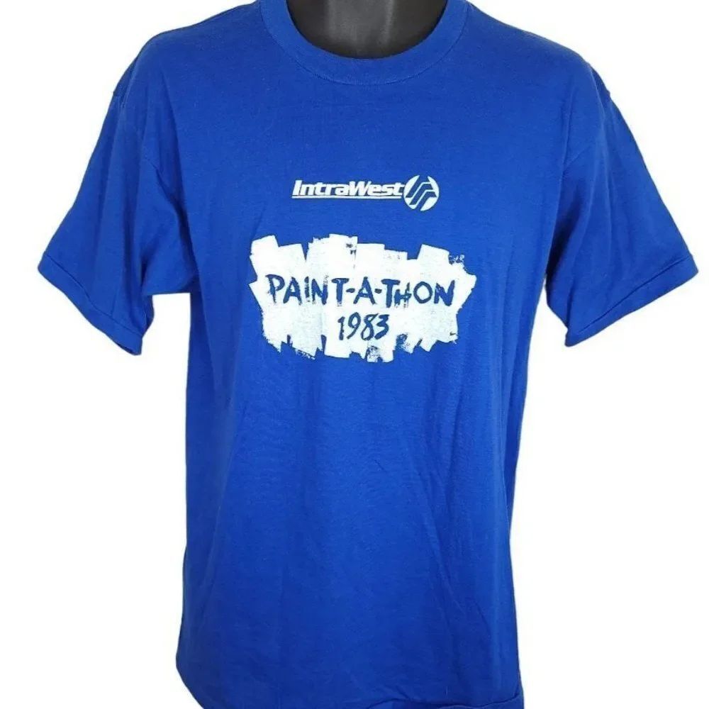 Paint A Thon T Shirt Vintage 80s 1983 Brothers Development Made In USA Medium